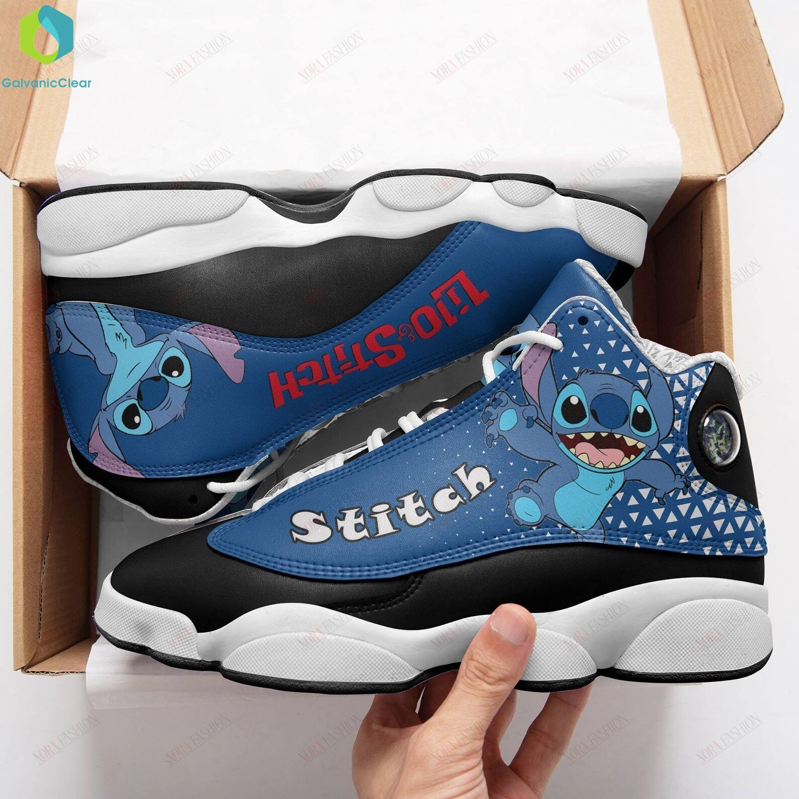 Lilo & Stitch Form Air Jordan 13 Disney Sneakers Cartoon Etsy