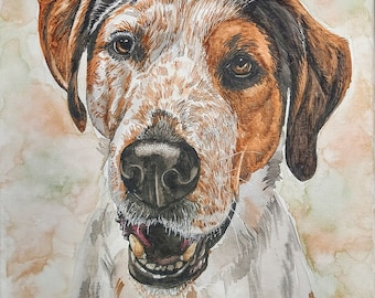 Custom Watercolor Pet Portraits