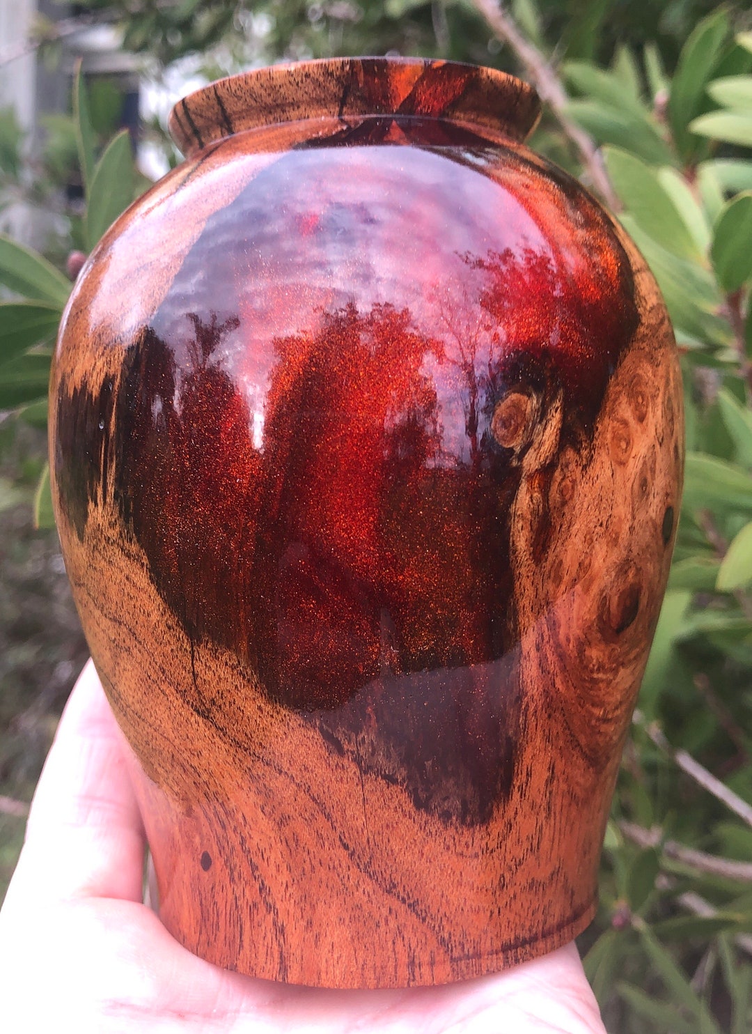 Cute Small Handmade Wood Bud Vase Etsy New Zealand