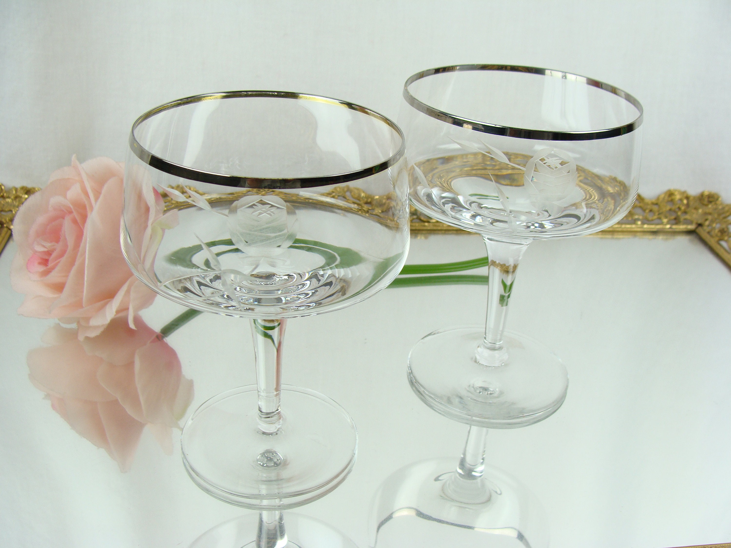 Rose Coupe Cocktail Glass 8x16cm main image 0