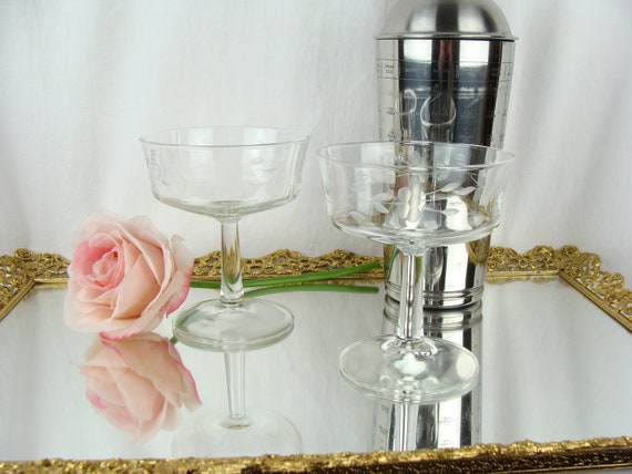 Vintage Candle Glass - Champagne Punch