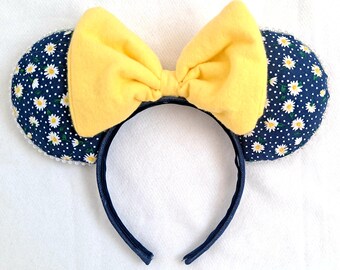 Daisy and Denim Blue Inspired  Mouse Ears