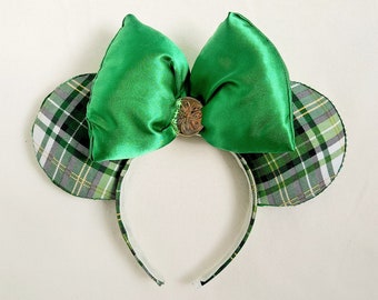 Lucky Plaid St. Patrick's Day Mouse Ears