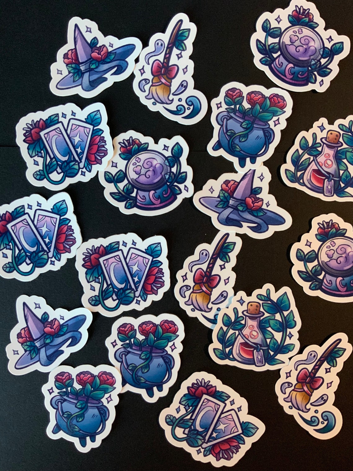 Witchcraft Stickers Witchy Stickers Witch Aesthetic Sticker Etsy