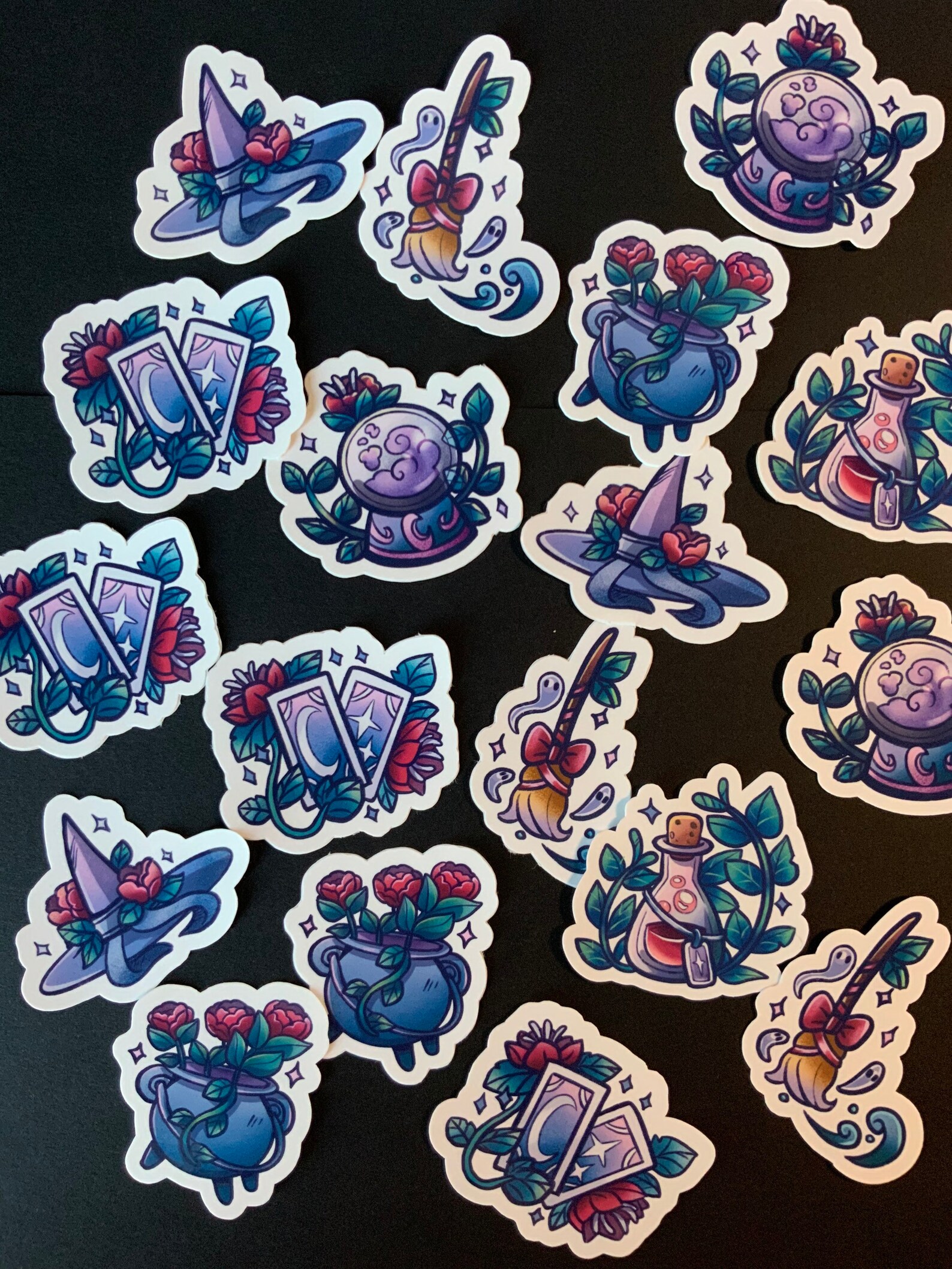 Witchcraft Stickers Witchy Stickers Witch Aesthetic Sticker | Etsy