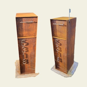 Corten Mailbox - Weathering Steel Extra Large