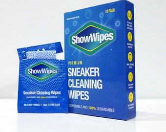 Sneaker Cleaning Wipes – On-the-Go Shoe Stain Remover (10-Pack)