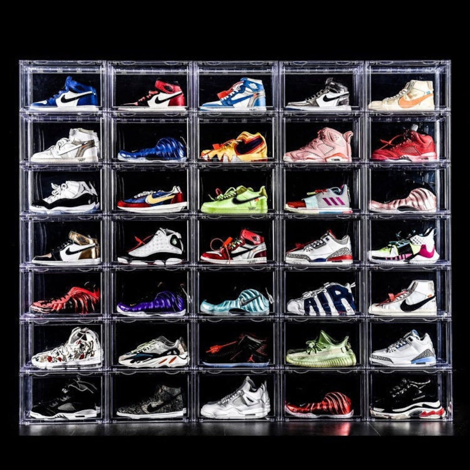 Showcase Premium Stackable Sneaker Container Box Display Etsy