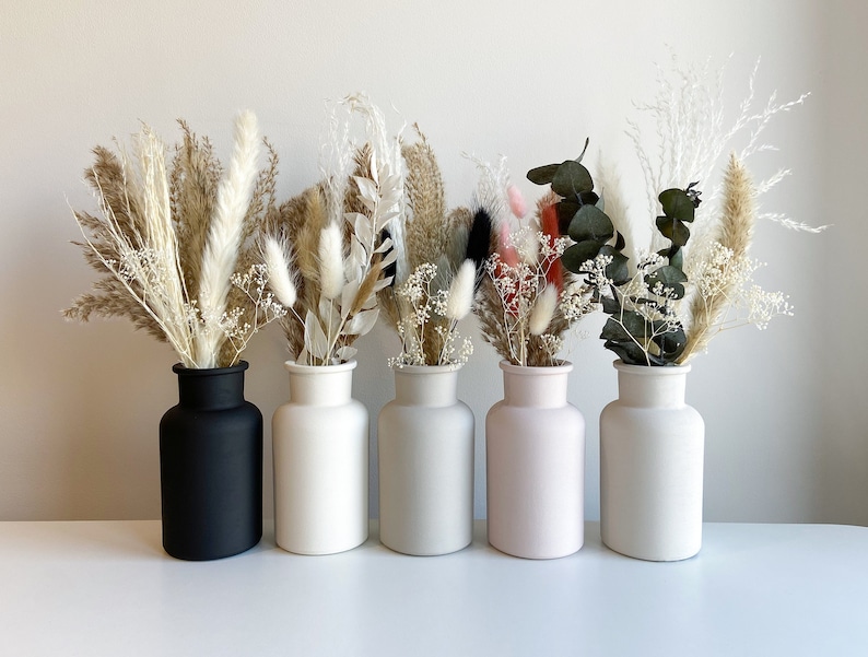 Small Dried Flower Bouquet With Vase Options Dried Bouquet Etsy UK