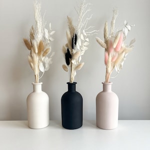 Small Dried Flower Arrangements with Vase Option | Mini Dried Bouquet | Boho Decor | Letterbox Bouquet | Cake Topper | Home Decor | Pampas