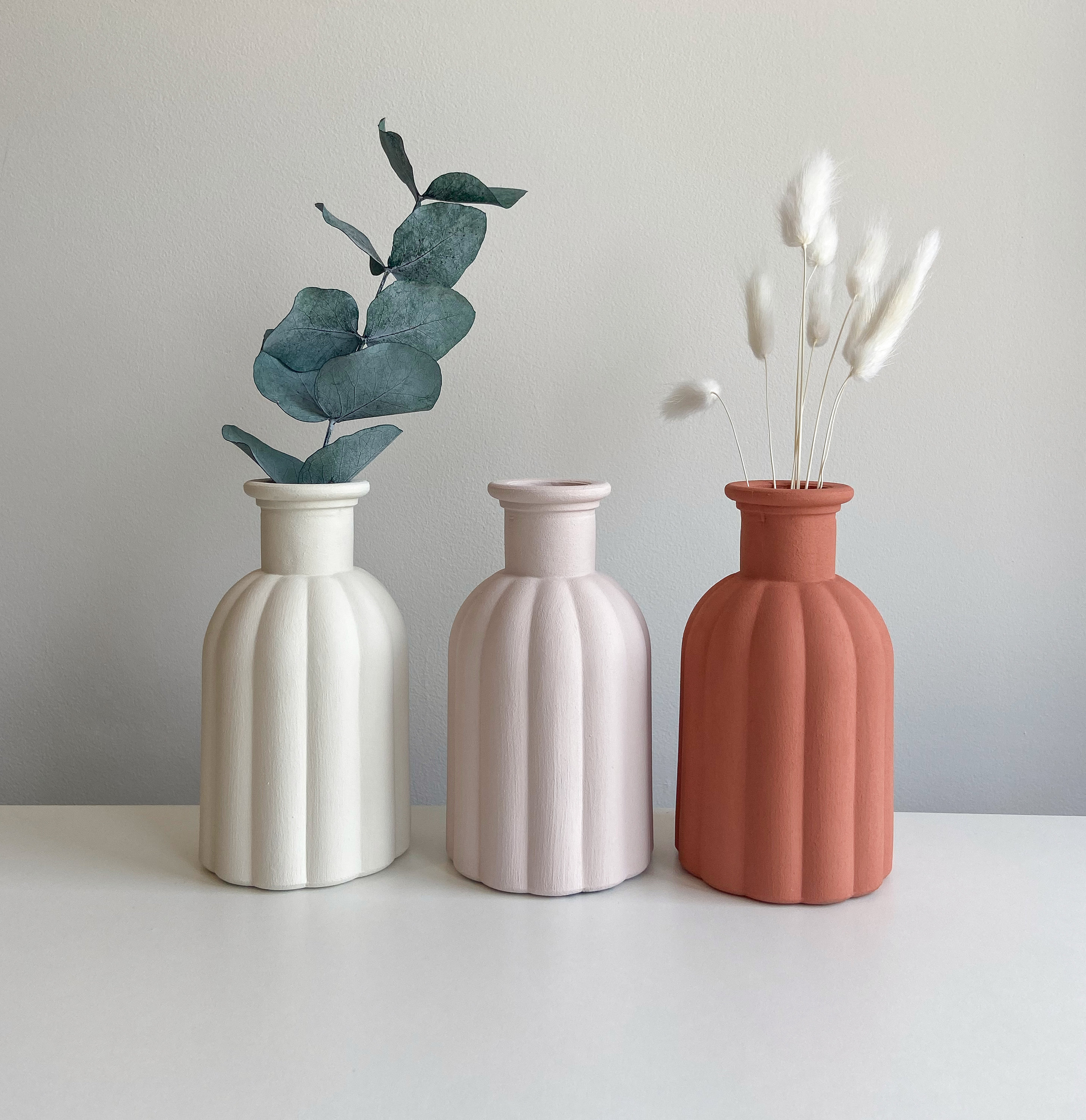 Small Hand Painted Vase With Dried Flower Options Bud Vase Etsy UK