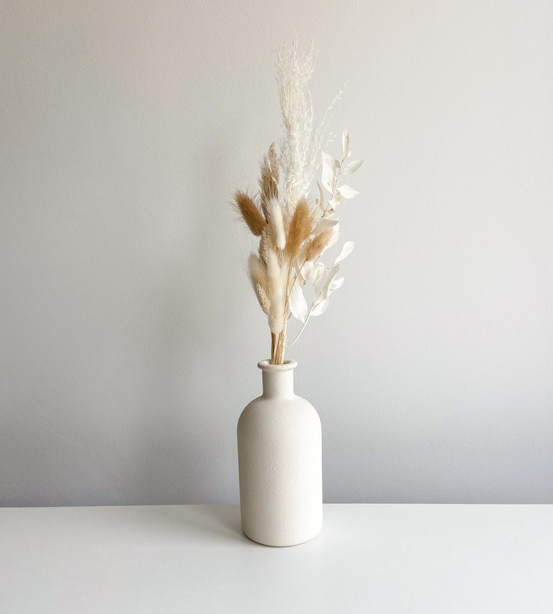 Small Dried Flower Arrangements with Vase Option Mini Dried Bouquet Boho Decor Letterbox Bouquet Cake Topper Home Decor Pampas image 3