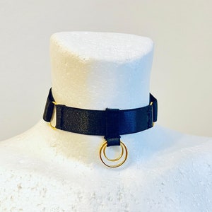The Bold Double Ring Choker (adjustable and elastic!)