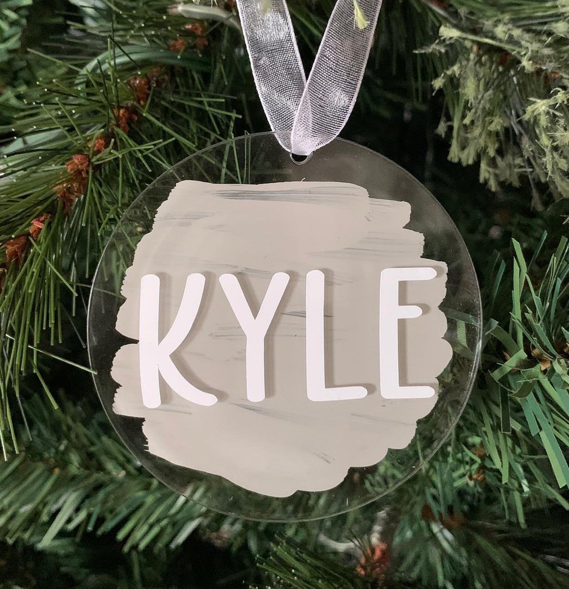 Acrylic Ornaments Christmas Ornaments Personalized Etsy