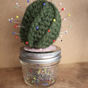 Cactus crochet Pincushion