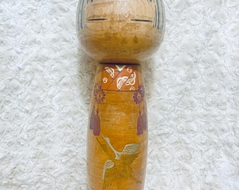 小林伊之助こけし (36 cm/14.2 インチ)、ヴィンテージ日本の