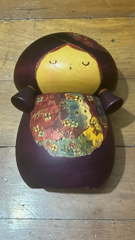 関口三作 作 こけし 武人 サインあり ◇3点まとめ売り◇創作こけし