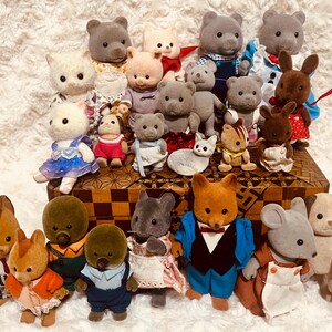 SYLVANIAN FAMILIES SET DE LECCIÓN DE MÚSICA Calico Figures, Vintage SYLVANIAN FAMILIES SET DE LECCIÓN DE MÚSICA Calico Figures, Vintage