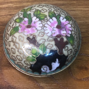 Vintage Cloissone Pill Box Vanity Case
