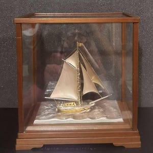 Vintage Sterling Silver 999 Clipper Ship Frame by Takehiko