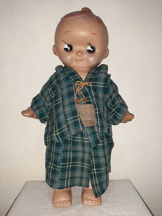 Vintage LARGE Life Size Kewpie Doll in Japanese Kimono Dress 24 Etsy