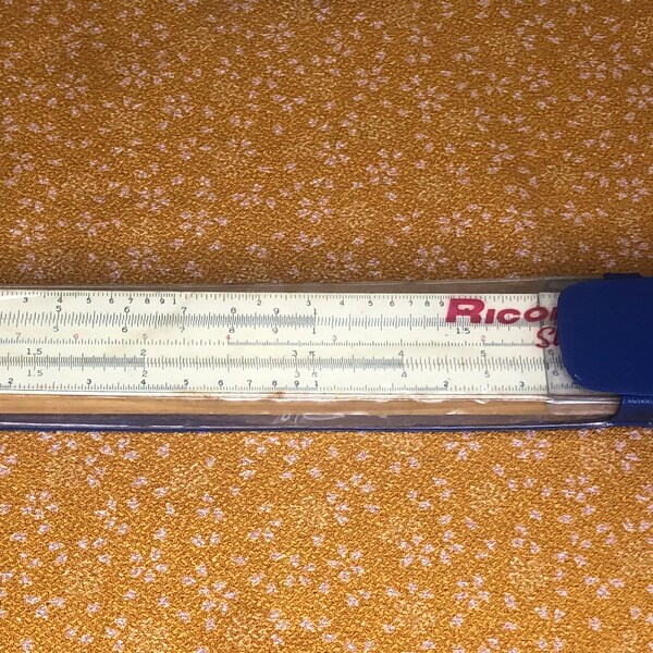 Vintage Japan Ricoh Bamboo Slide Rule No 84