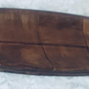 Japanese Vintage Weavewood Surfboard Shaped Mini Tray / Hot towel napkin holder set of 4