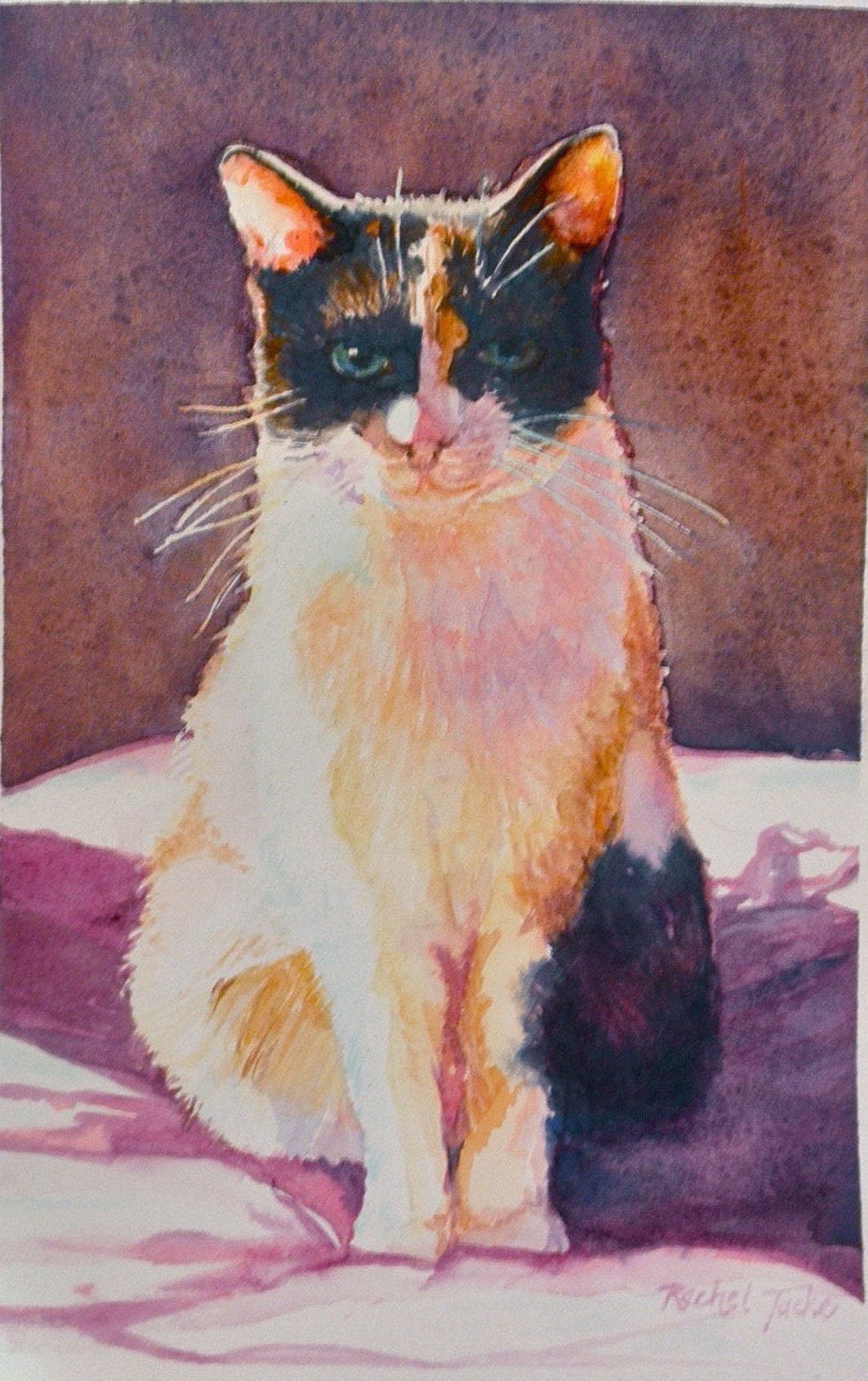 Original Watercolor Pet Portrait Custom Pet Painting From Etsy