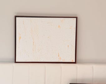 Minimalist textured neutral wall art 18'x24''