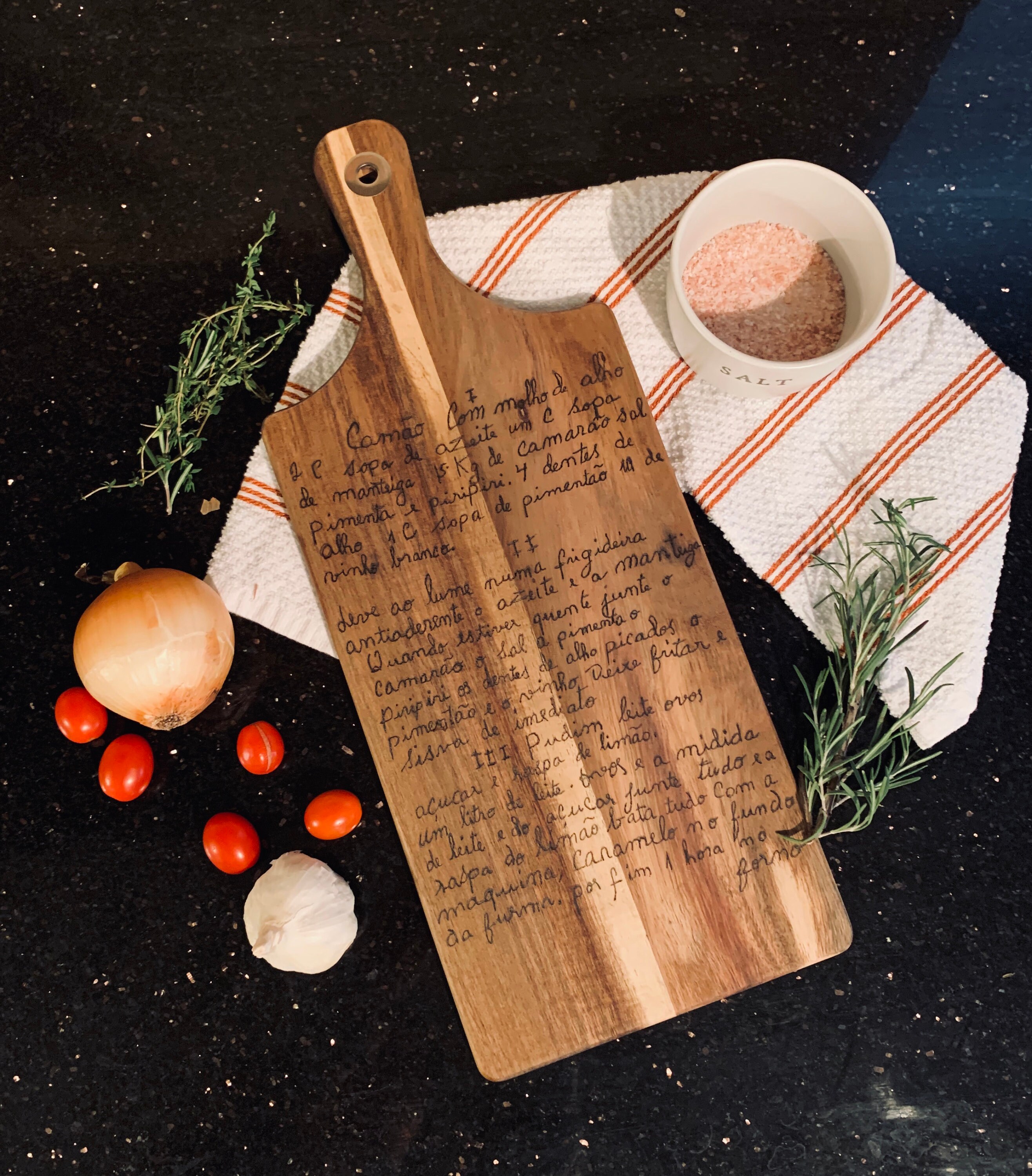 Handwritten Recipe Cutting Board Etsy