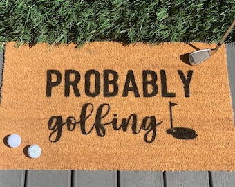 Probably Golfing Doormat