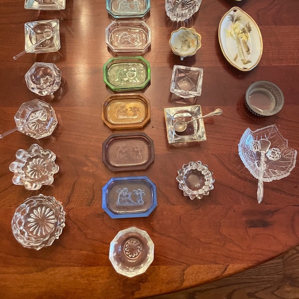 Vintage Salt Cellars Etsy