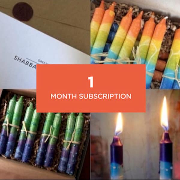 Shabbat Candles Etsy