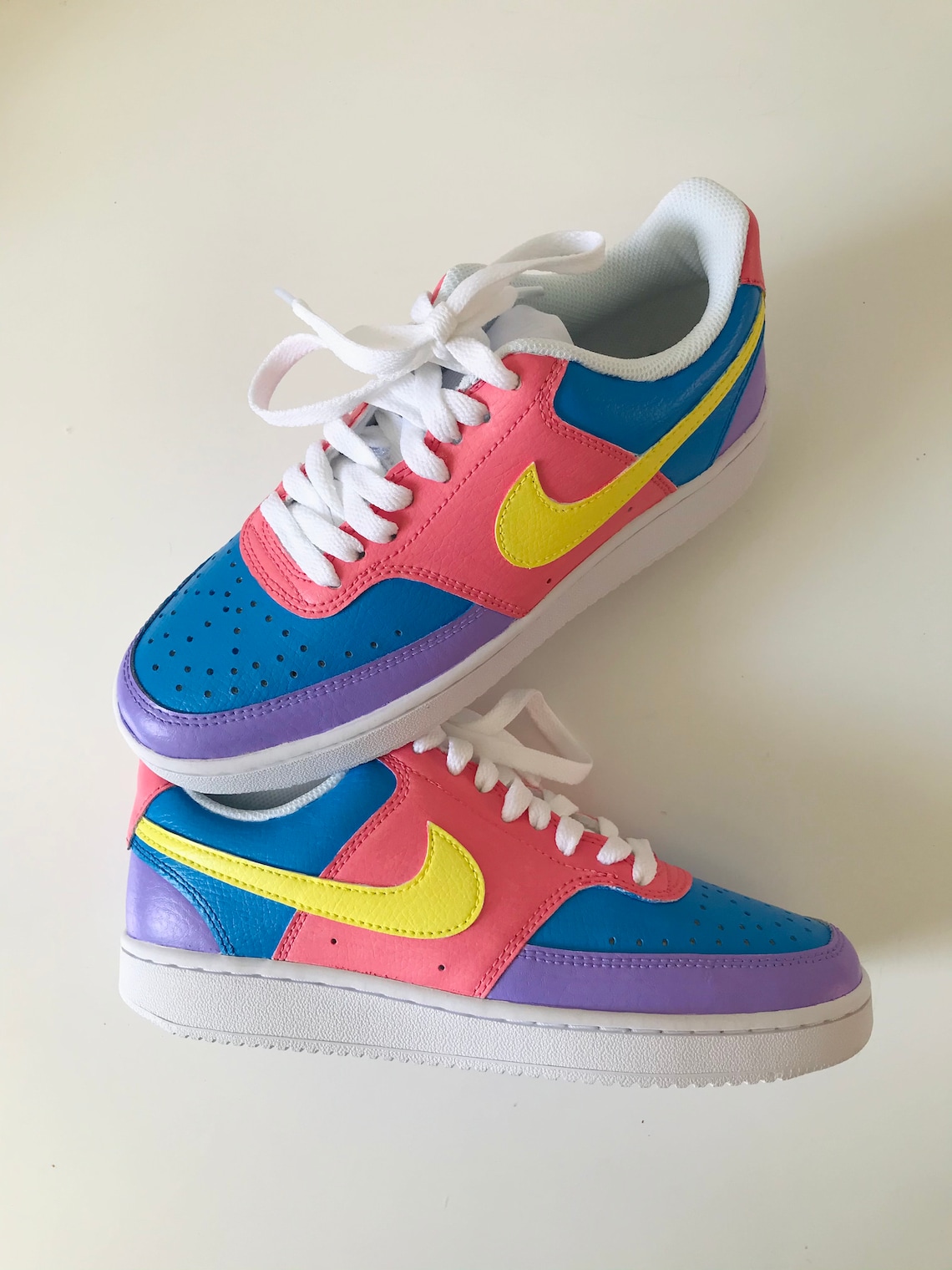Custom painted court vision/air force 1 | Etsy