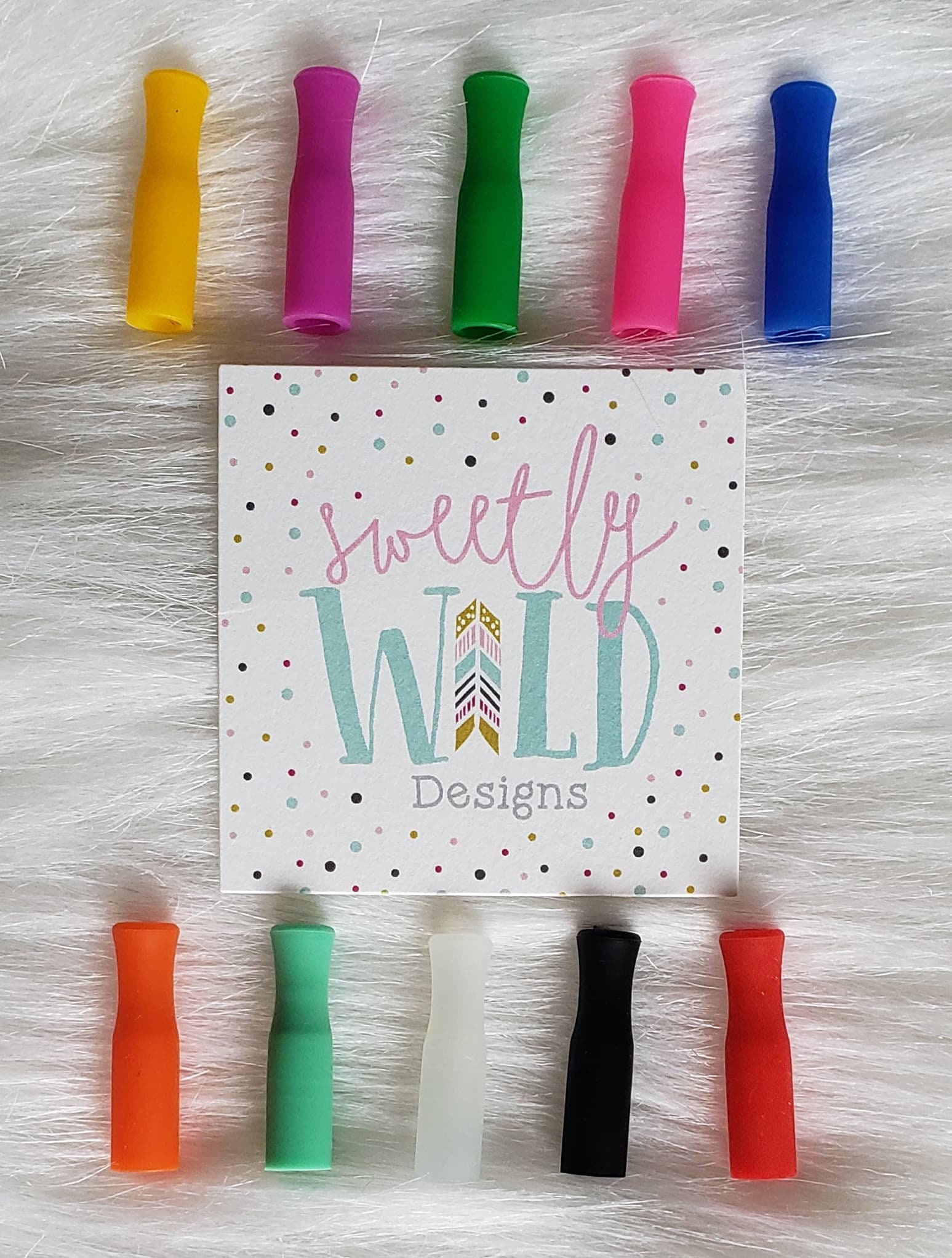 10 Count Silicone Straw Tip Covers For Metal 6mm Straws Etsy Italia