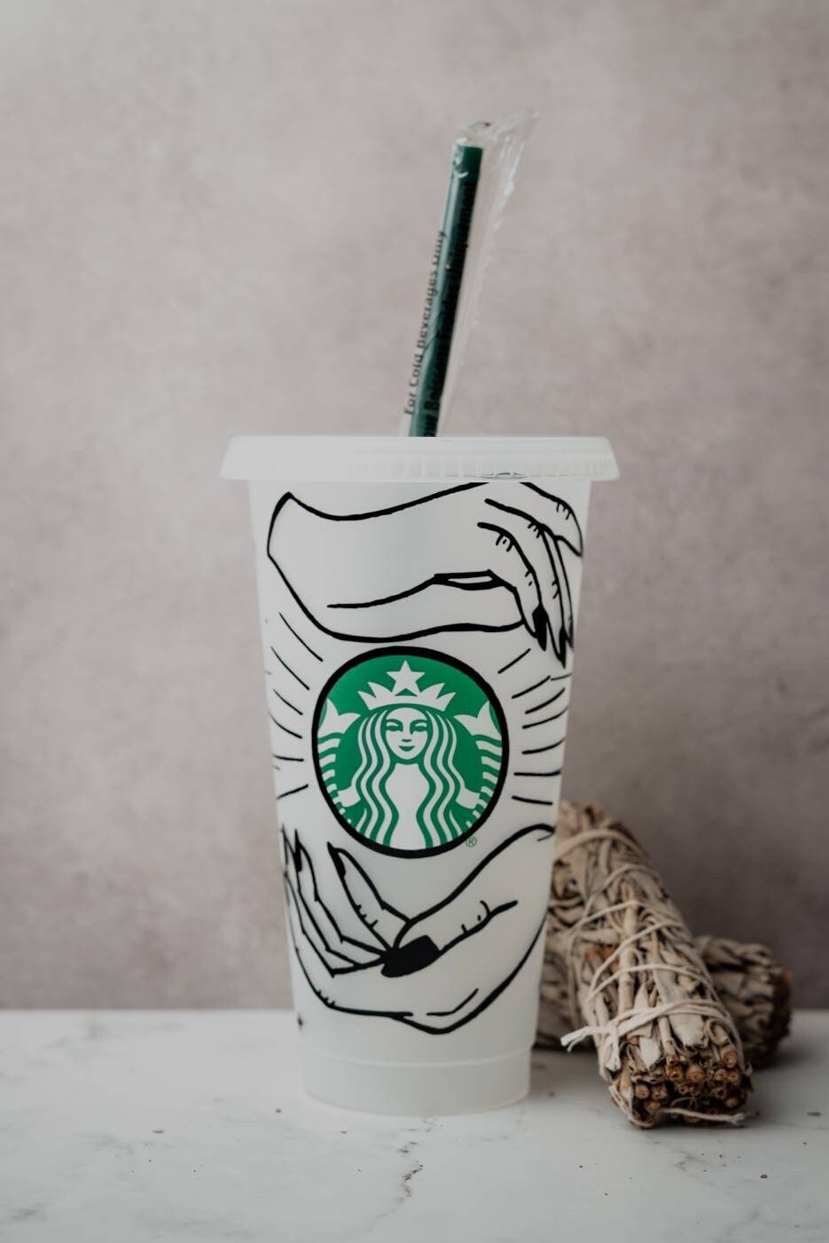 Personalized Starbucks Cup – Americano Crystals