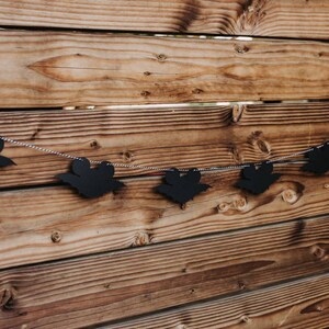 Mickey Mouse Bats Halloween Garland, Gothic Disney Banner bild 4