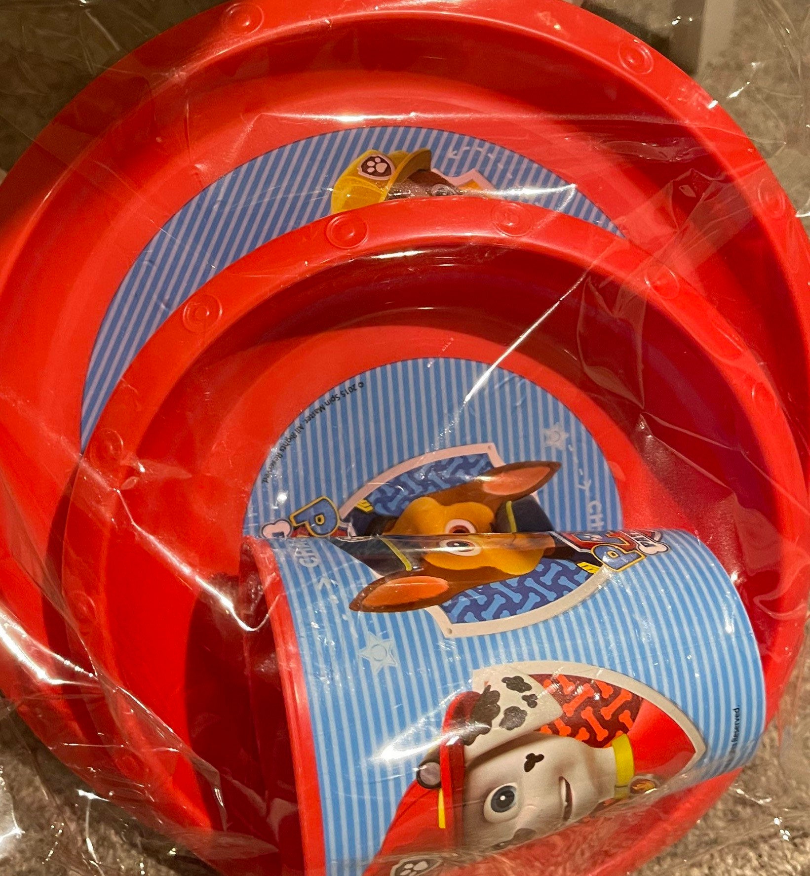 Paw Patrol Dinner Set dinner plate side plate and drinking Etsy