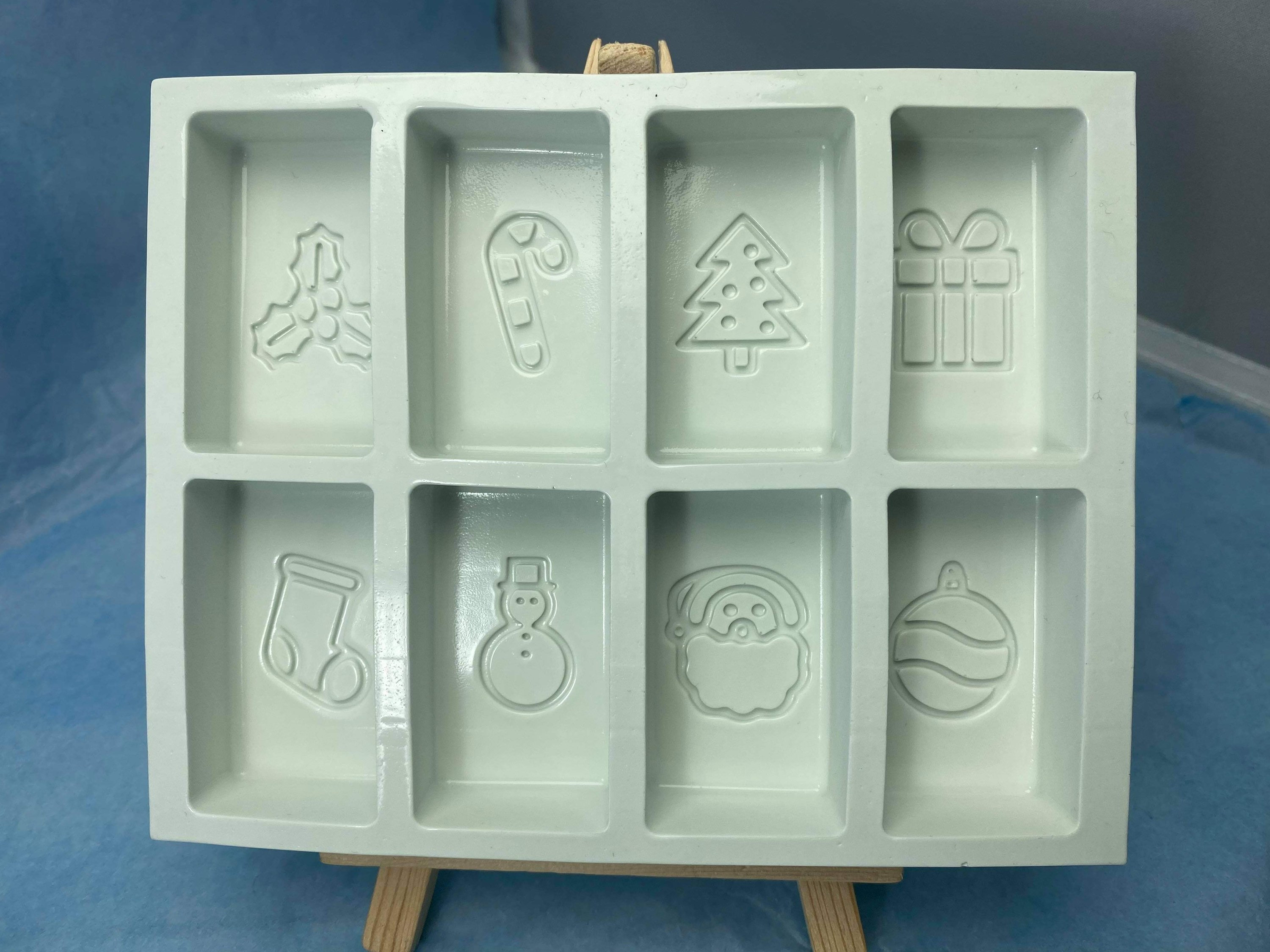 8 Christmas Wax Melt Silicone mould Stansfields hb box fit Etsy