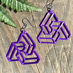 Niobium Earrings Geometric Earrings
