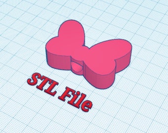 Bow Straw Topper STL Straw Buddy STL FILE for 3D Printing  Digital Download