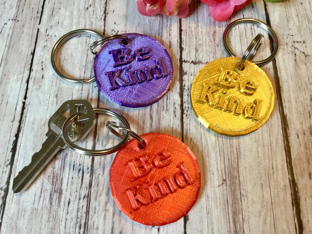 Be Kind Keychain Etsy UK