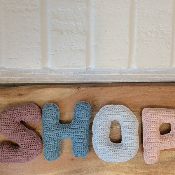 Crochet Letters Etsy