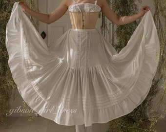 Petticoat "Lentemelodie" in Edwardiaanse Victoriaanse stijl