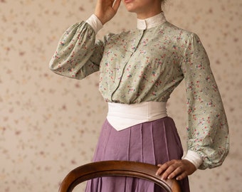 Blouse "Molly Brown" in edwardian victorian style