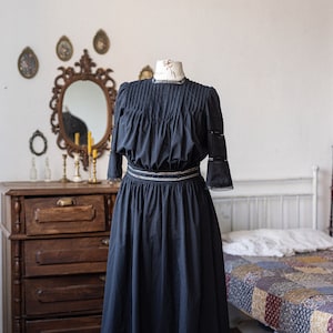 Dress &quot;Ida&quot; in the Edwardian Victorian style tea white day dress suffragette gibson girl style