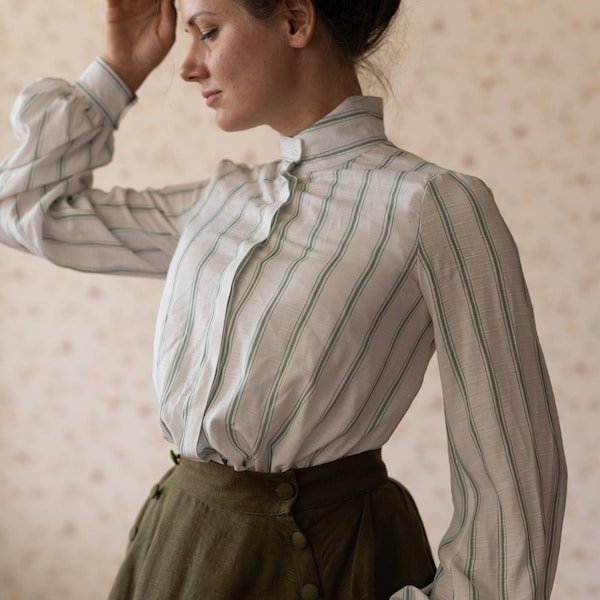 Blouse "Colette" in edwardian victorian style