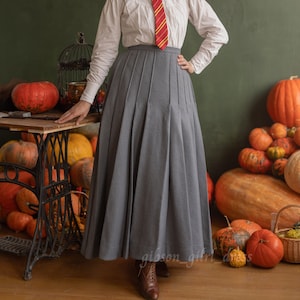 Skirt &quot;Helen&quot; in 1910s style Edwardian vintage style wool