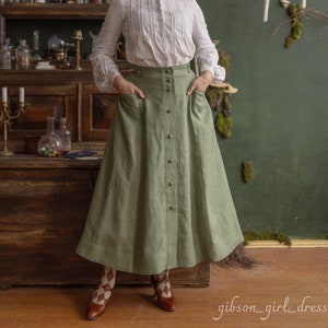 Skirt "Isadora" in Edwardian vintage 1918 year style