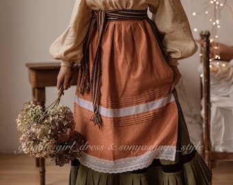 Traditional Ukrainian apron "Marusya" replica